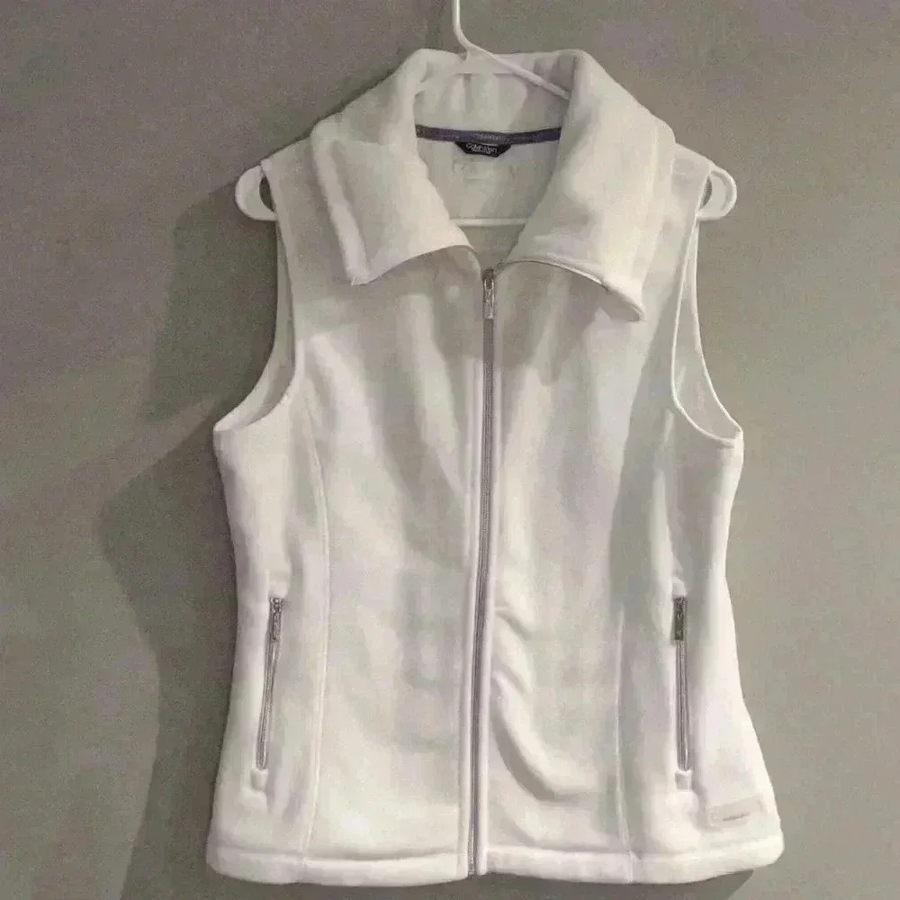 Calvin Klein Performance winter‎ white vest women's large